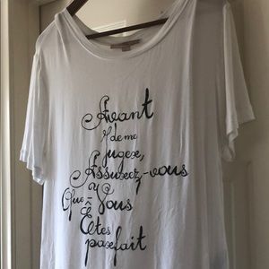Forever 21 French Quote Shirt